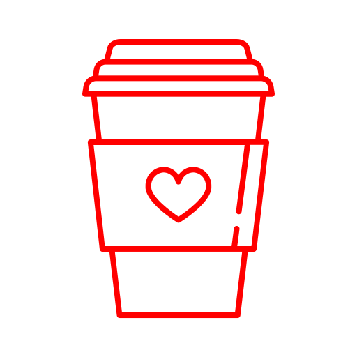 coffee love wedding icon